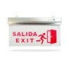 Señalamiento de Emergencia Acrilico LED